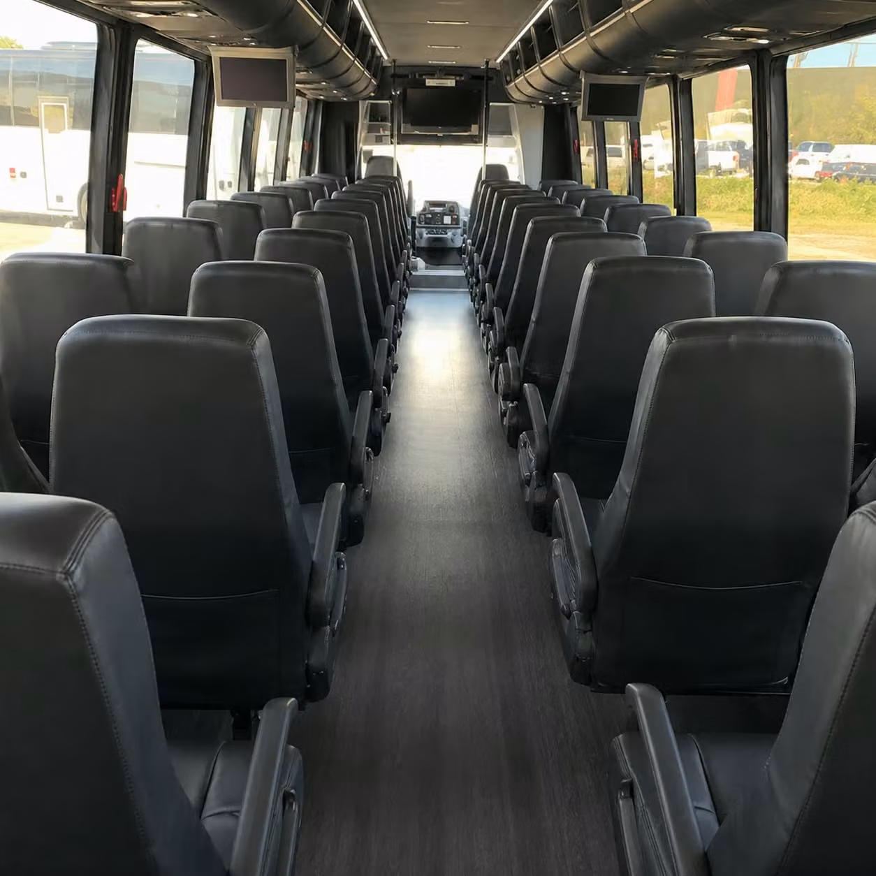 28 passenger minibus interior