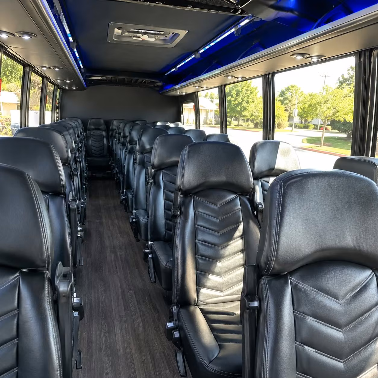 35 passenger minibus interior